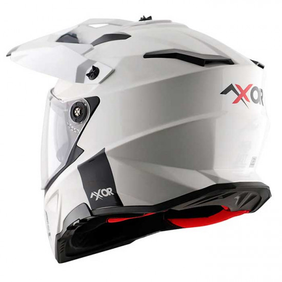 Axor X-Cross Gloss White Full Face Helmets - SKU AXR015S