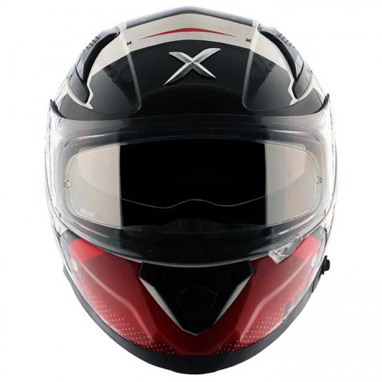 Axor Apex Hex 2 Black Red Full Face Helmets - SKU AXR024S