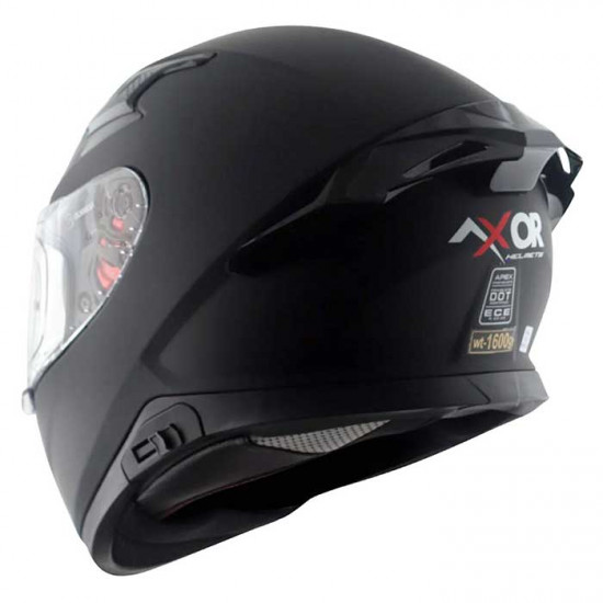 Axor Apex Matt Black Full Face Helmets - SKU AXR042S