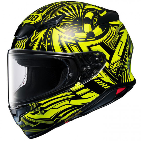 Shoei NXR2 Beaut TC-3 Yellow Helmet Full Face Helmets - SKU 0862685 from RaceLeathers Motorcycle Clothing