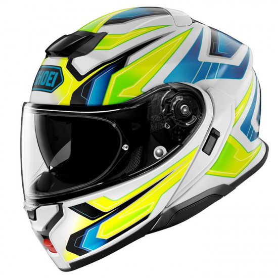 Shoei Neotec 3 Anthem TC-3 Yellow Helmet Flip Front Motorcycle Helmets - SKU 0862814 from RaceLeathers Motorcycle Clothing