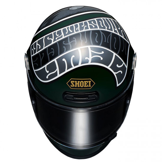 Shoei Glamster 06 Heiwa Motorcycles TC-4 Green Helmet Full Face Helmets - SKU 0863057 from RaceLeathers Motorcycle Clothing