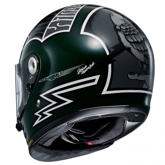 Shoei Glamster 06 Heiwa Motorcycles TC-4 Green Helmet Full Face Helmets - SKU 0863057 from RaceLeathers Motorcycle Clothing