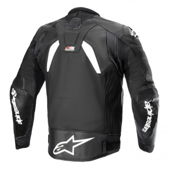 Alpinestars GP Plus R V4 Rideknit Leather Jacket Black White