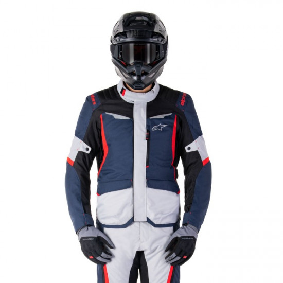 Alpinestars ST-1 WP Jacket Dark Blue Black Bright Red Mens Motorcycle Jackets - SKU 320062570932XL from RaceLeathers Motorcycle Clothing