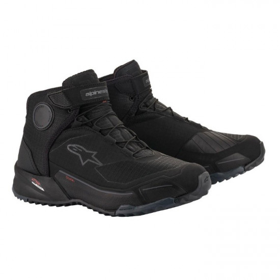 Alpinestars CR-X Drystar Riding Shoes Black Mens Motorcycle Touring Boots - SKU 2611820110010