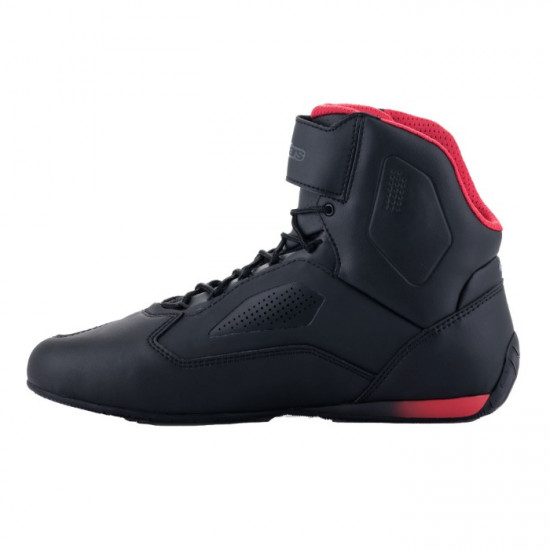 Alpinestars Faster-3 Rideknit Shoes Black Red Yellow Fluo Mens Motorcycle Touring Boots - SKU 251031913641