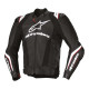 Alpinestars Missile V3 Ignition Leather Jacket Black White