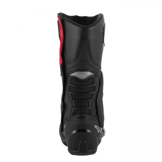 Alpinestars SMX-6 V3 Black Silver Red Mens Motorcycle Racing Boots - SKU 222302519940