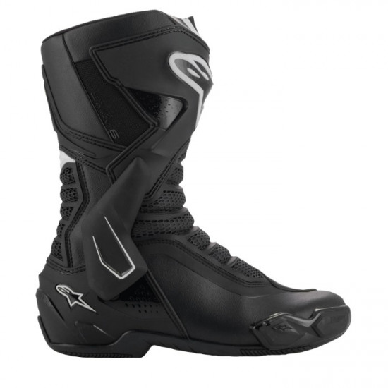 Alpinestars SMX-6 V3 Black White Mens Motorcycle Racing Boots - SKU 22230251240