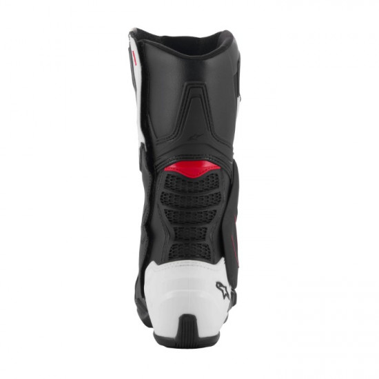 Alpinestars SMX-6 V3 Black White Red Graphic Mens Motorcycle Racing Boots - SKU 2223025140640