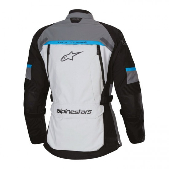 Alpinestars Stella Bogota Pro Drystar Jacket Ice Grey Black Cyan