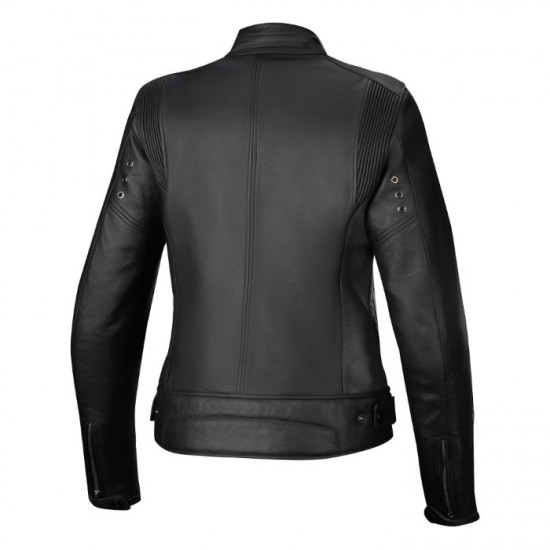 Alpinestars Stella Dyno Leather Jacket Black Tar Grey