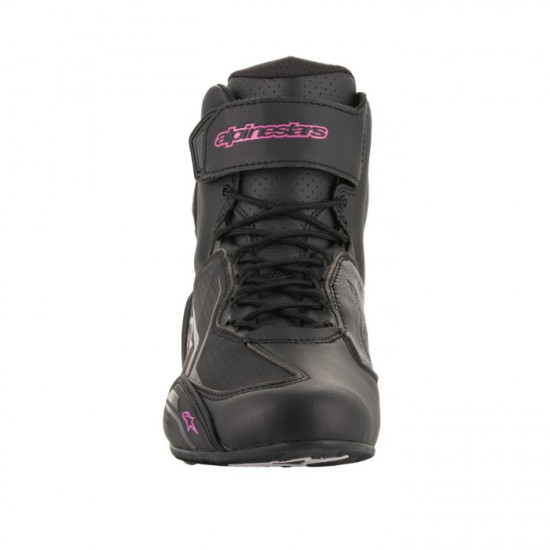 Alpinestars Stella Faster-3 Shoes Black Fuchsia Ladies Motorcycle Touring Boots - SKU 2510419103936