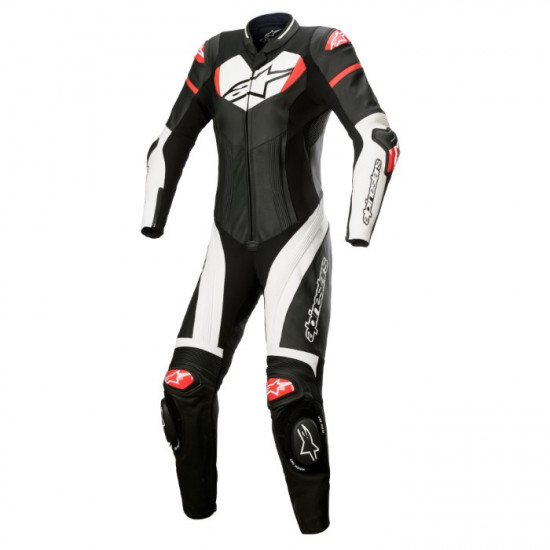 Alpinestars Stella GP Plus 1Pc Leather Suit Black White Bright Red