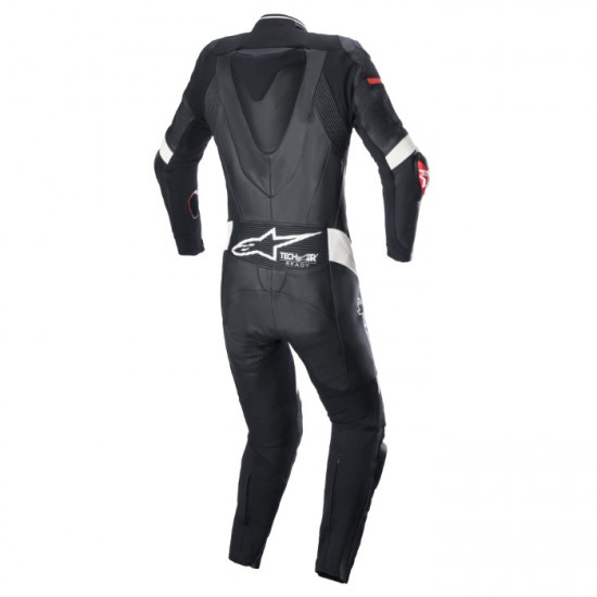 Alpinestars Stella GP Plus 1Pc Leather Suit Black White Bright Red