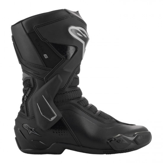 Alpinestars Stella SMX-6 V3 Drystar Black Silver Ladies Motorcycle Racing Boots - SKU 224312511936