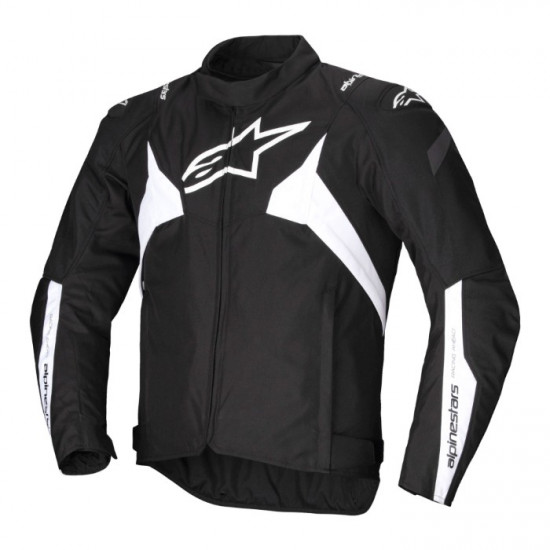 Alpinestars T-Jaws V4 WP Jacket Black White Mens Motorcycle Jackets - SKU 3200125122XL