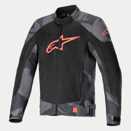 Alpinestars T-SP X Superair Jacket Grey Camo Red Fluo