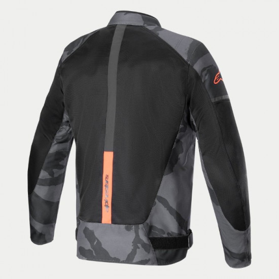 Alpinestars T-SP X Superair Jacket Grey Camo Red Fluo