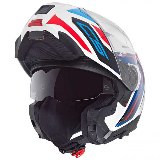 Schuberth C5 Omega White Flip Front Motorcycle Helmets - SKU 910C5OMWH53