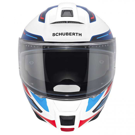 Schuberth C5 Omega White Flip Front Motorcycle Helmets - SKU 910C5OMWH53