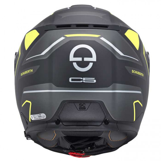 Schuberth C5 Omega Yellow Flip Front Motorcycle Helmets - SKU 910C5OMYW53