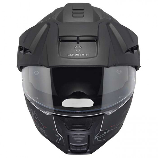 Schuberth E2 Atlas Anthracite Flip Front Motorcycle Helmets - SKU 910E2ATBK53 from RaceLeathers Motorcycle Clothing