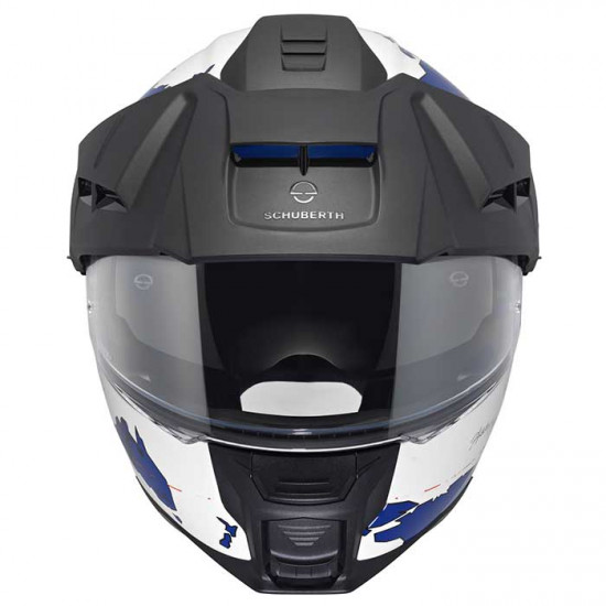 Schuberth E2 Atlas Blue Flip Front Motorcycle Helmets - SKU 910E2ATBU53