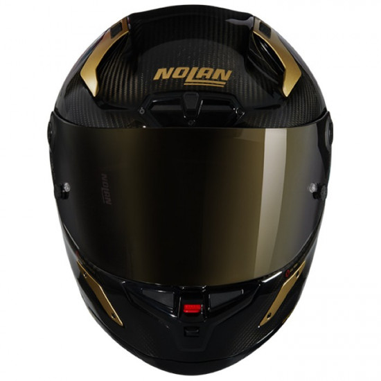 Nolan X-804 RS Aureo 330 Black Carbon Gold Full Face Helmets - SKU 550/840007383300