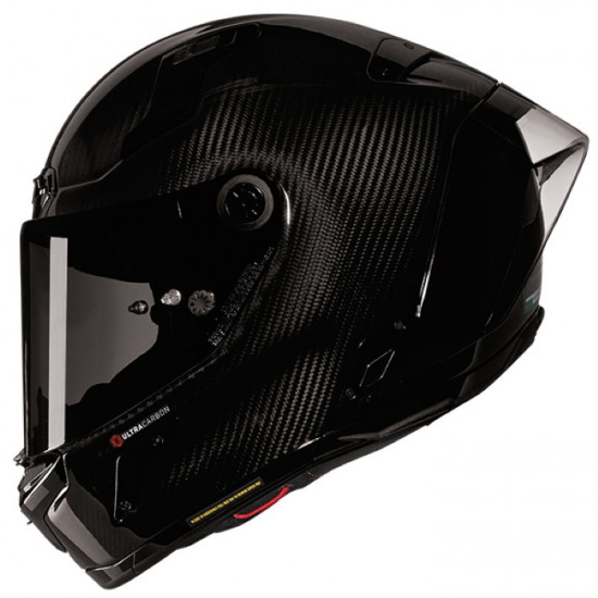 Nolan X-804 RS Puro  324 Black Carbon Silver Full Face Helmets - SKU 550/840008093240