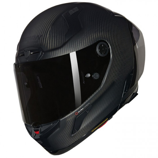 Nolan X-804 RS Puro  325 Matt Carbon Silver Full Face Helmets - SKU 550/840008093250