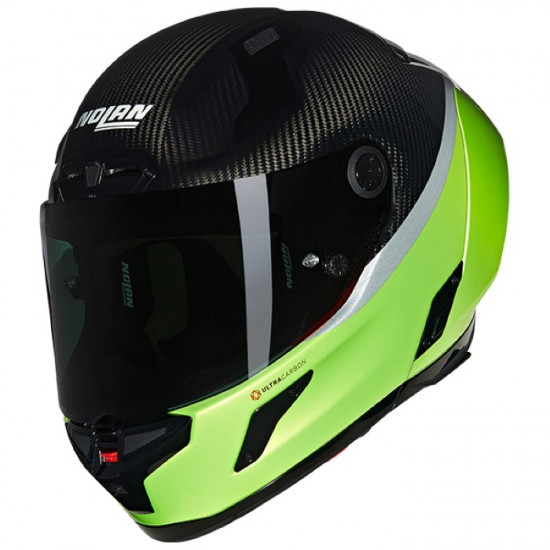 Nolan X-804 RS DOC 347 Carbon Fluo Yellow Full Face Helmets - SKU 550/840008303470