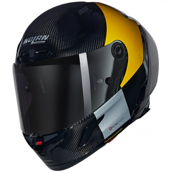 Nolan X-804 RS Combo Gara 350 Carbon Yellow Silver