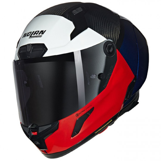 Nolan X-804 RS Blocco 348 Carbon Red White Blue