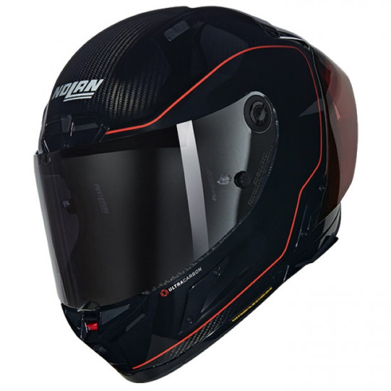 Nolan X-804 RS Asso Di Picche 342 Carbon Red Full Face Helmets - SKU 550/840008603420