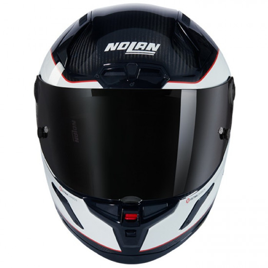 Nolan X-804 RS Asso Di Picche 343 Carbon White Red Full Face Helmets - SKU 550/840008603430