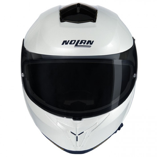 Nolan N80-8 Verniciatura Speciale 344 White Black Silver Full Face Helmets - SKU 550/880007303440 from RaceLeathers Motorcycle Clothing