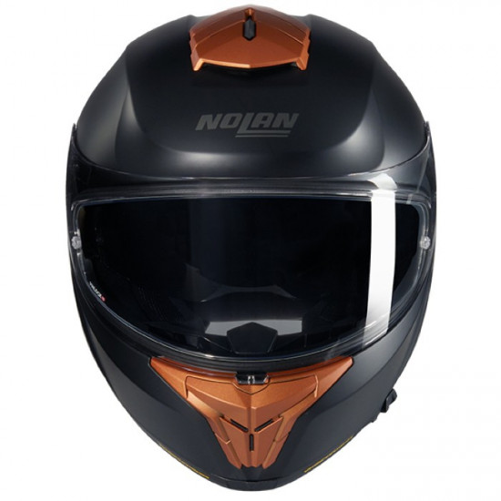 Nolan N80-8 Classico Nobile 311 Black Orange Full Face Helmets - SKU 550/880007353110