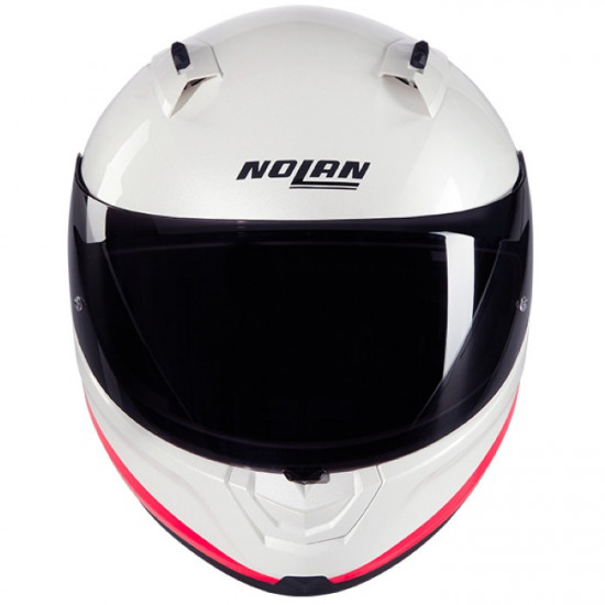 Nolan N60-6 Sport Verniciatura Speciale 347 White Red Black Full Face Helmets - SKU 550/6S0007303470 from RaceLeathers Motorcycle Clothing