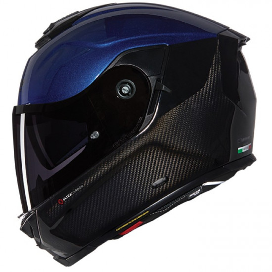 Nolan X-903 Ultra Carbon Verniciatura Speciale 341 Carbon Blue Full Face Helmets - SKU 551/9U0007303410