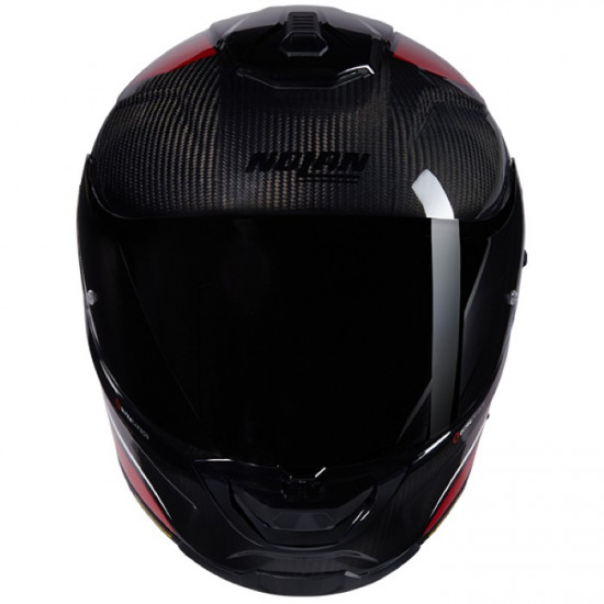 Nolan X-903 Ultra Carbon Intrigo 345 Carbon White Red Full Face Helmets - SKU 551/9U0009173450