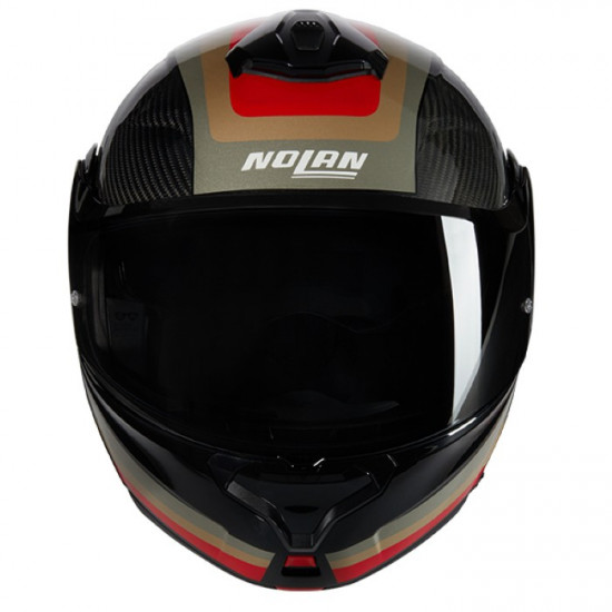 Nolan X-1005 Ultra Carbon Gran Tour 347 Carbon Red Silver Flip Front Motorcycle Helmets - SKU 551/150008363470