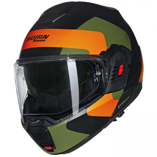 Nolan N120-1 Omocromo 345 Black Orange Green