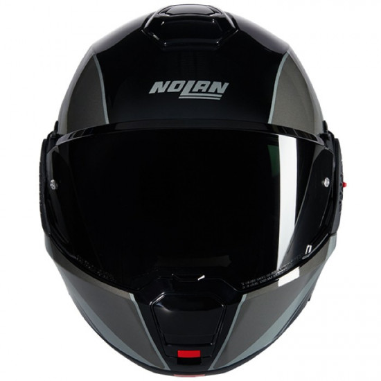 Nolan N120-1 Verniciatura Speciale 341 Black Grey Silver Flip Front Motorcycle Helmets - SKU 551/1F0007303410