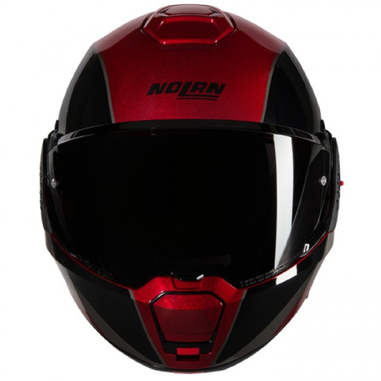 Nolan N120-1 Verniciatura Speciale 344 Black Red Flip Front Motorcycle Helmets - SKU 551/1F0007303440