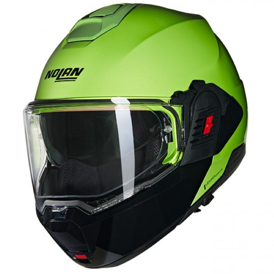 Nolan N120-1 Mivedi 329 Fluo Yellow Black Flip Front Motorcycle Helmets - SKU 551/1F0009253290