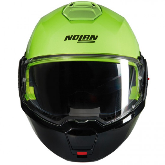 Nolan N120-1 Mivedi 329 Fluo Yellow Black Flip Front Motorcycle Helmets - SKU 551/1F0009253290