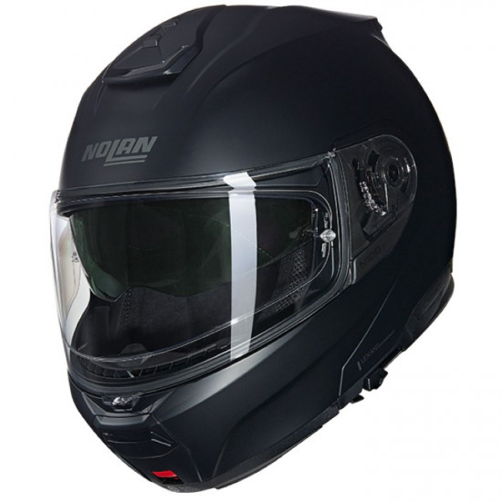 Nolan N100-6 Classico 302 Matt Black Flip Front Motorcycle Helmets - SKU 551/160000073020