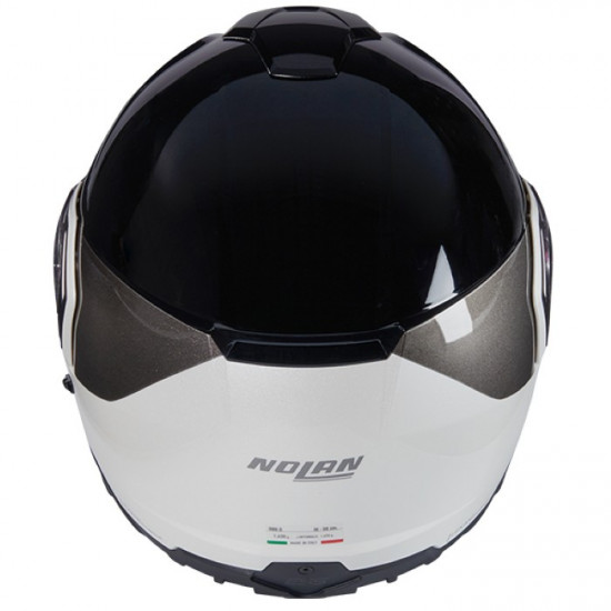 Nolan N90-3 06 Verniciatura Speciale 343 Black Grey White Flip Front Motorcycle Helmets - SKU 551/9Z0007303430 from RaceLeathers Motorcycle Clothing